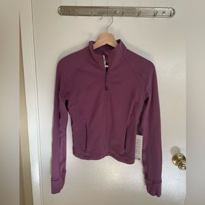 Lululemon nulu define cropped jacket vintage plum NWT size 6